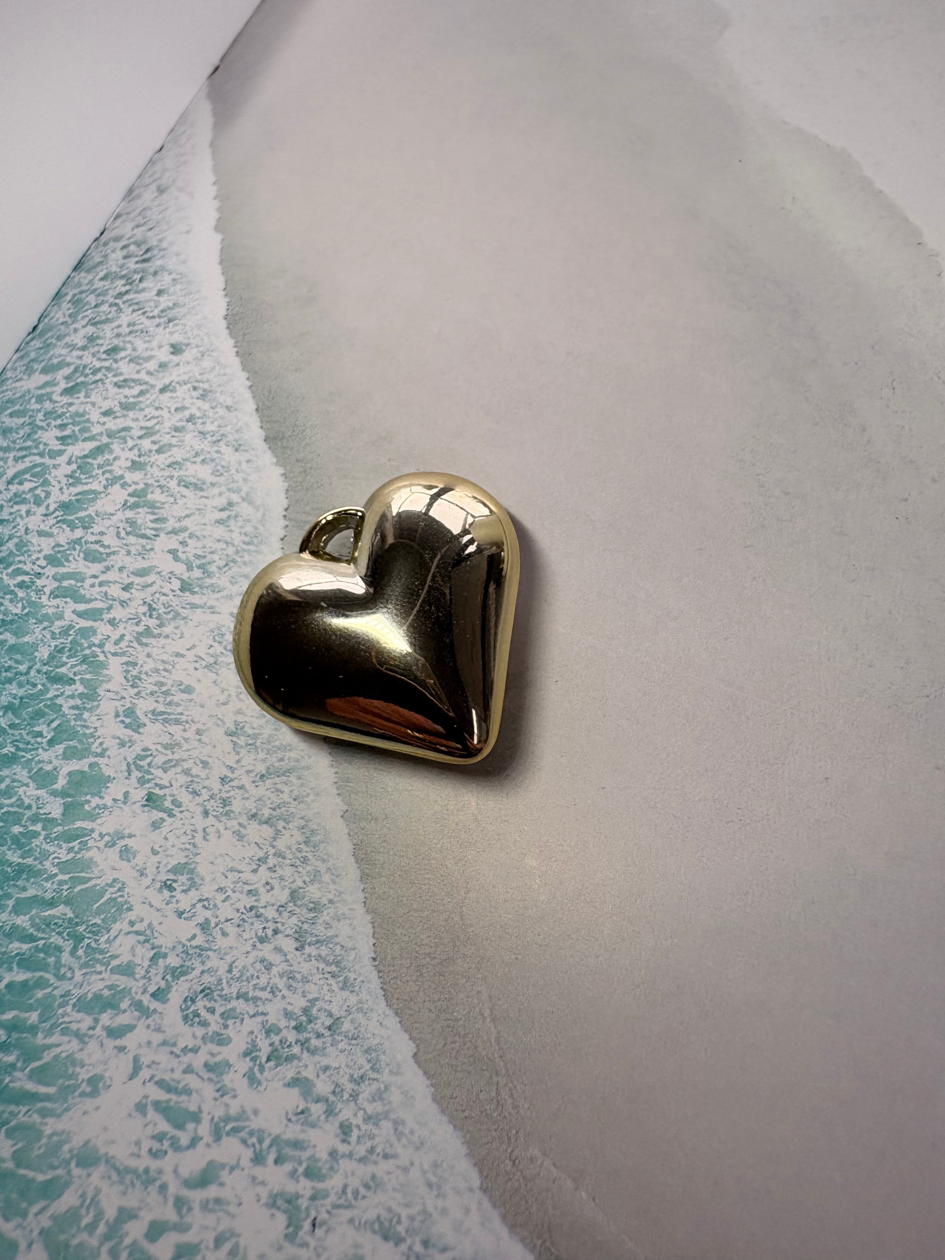 Gold Heart Charm