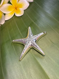 X-Large Silver Starfish Pendant