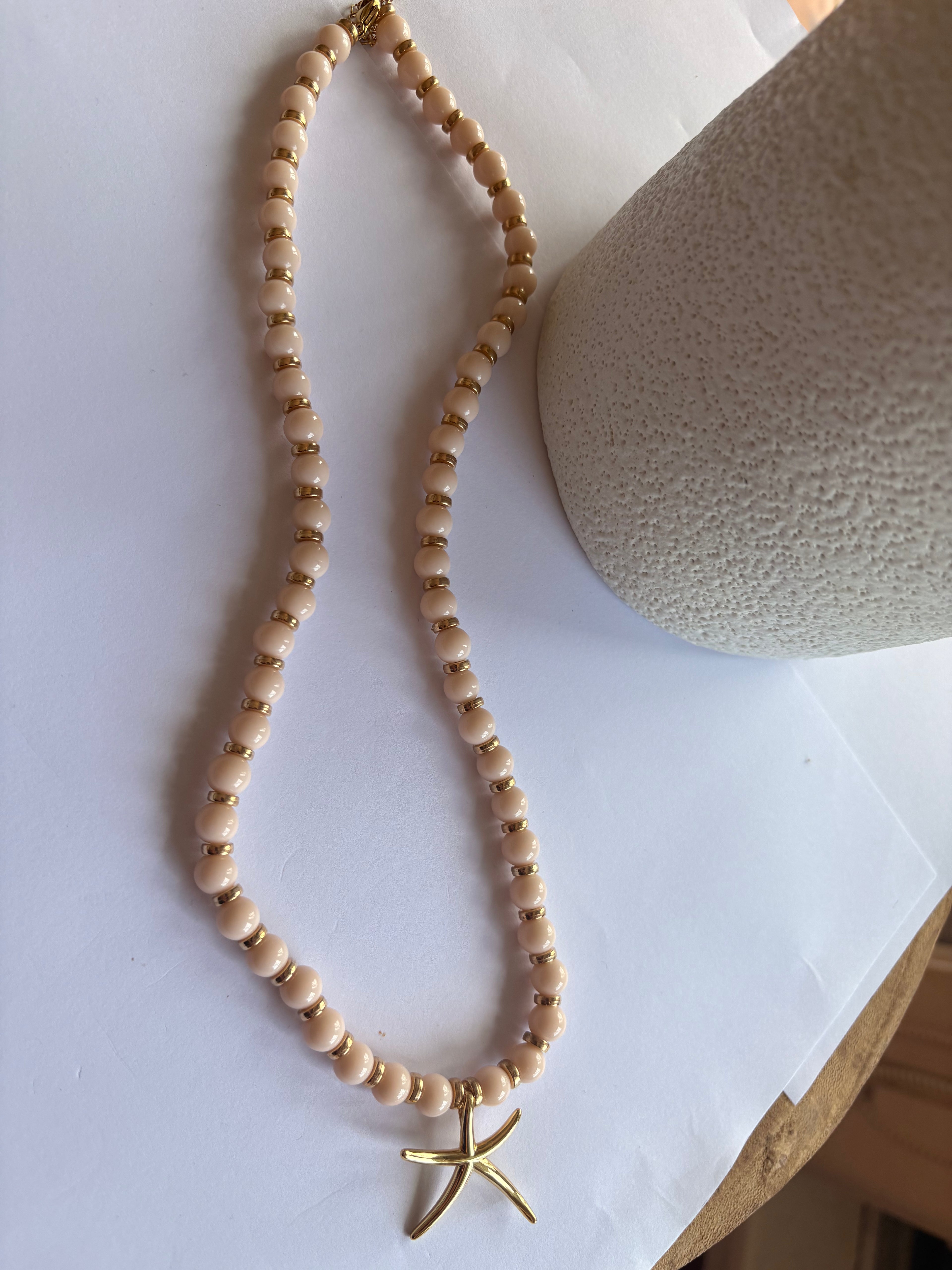 Jane Starfish Beaded Necklace