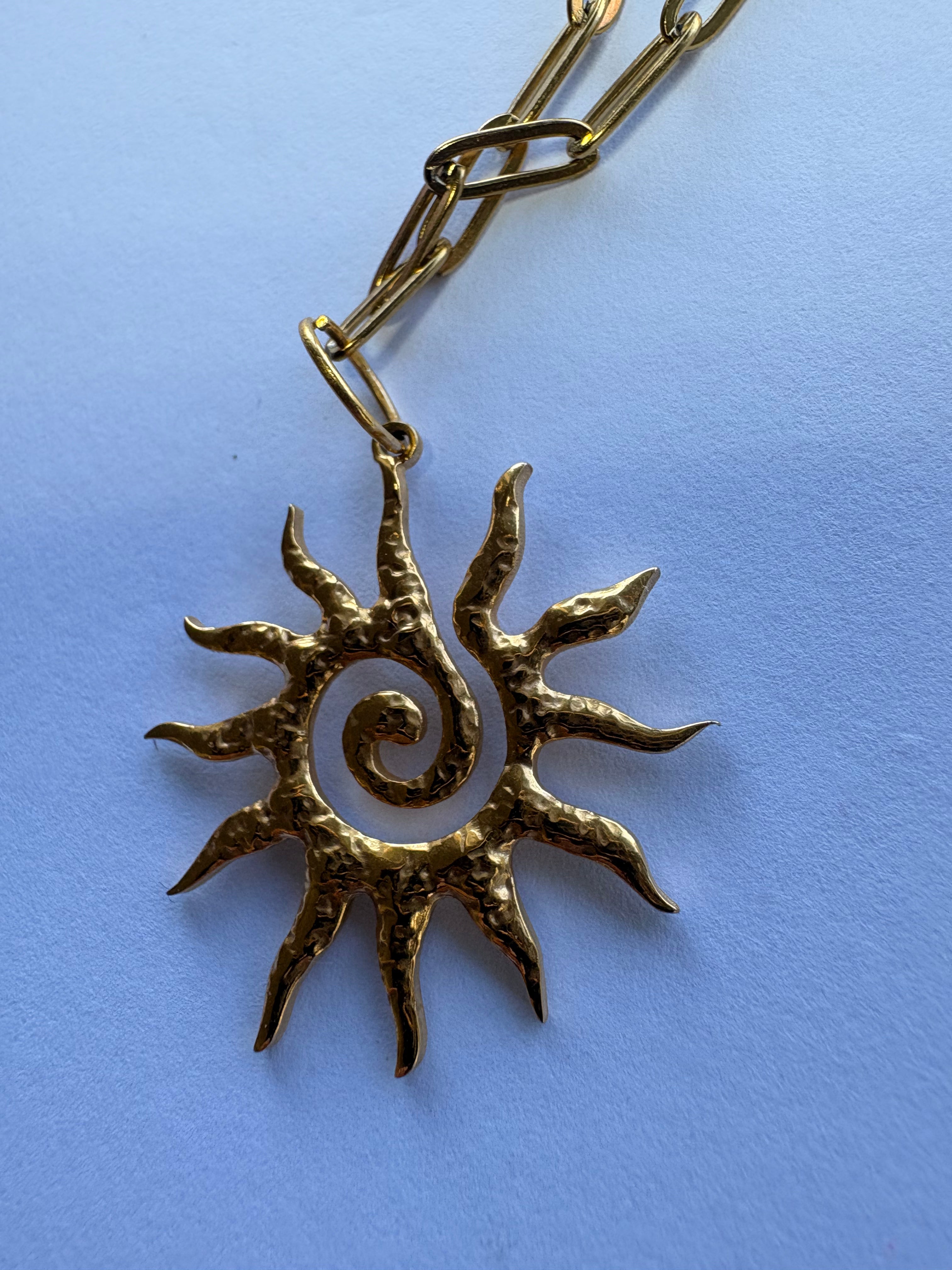 Round Sun Pendant