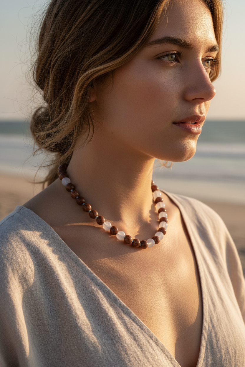 Jodie necklace on a girl