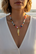 Millie Beaded Fish Necklace