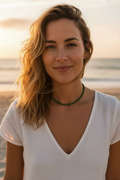 Skyline Necklace on Model
